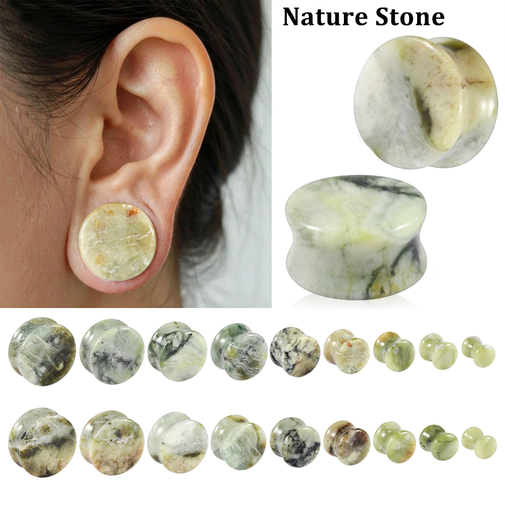 Yellow Body Jewelry - 1-2 SZT. Naturalny Jadeitowy Kamień w