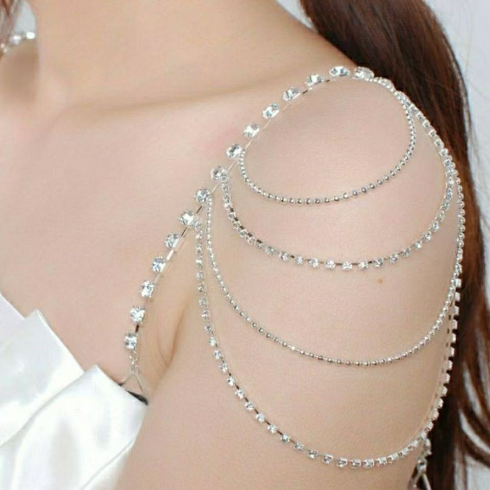 Body Jewelry High End - Europejski i amerykański wielowarstwowy łańcuszek na