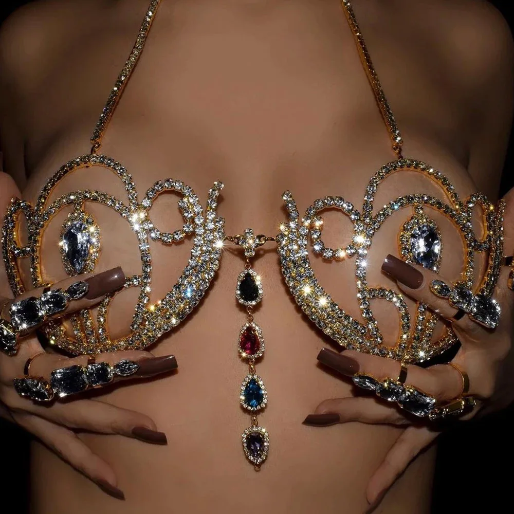 Luksusowa biustonosz Bikini z  – Body Jewelry Retainers recenzja i cena