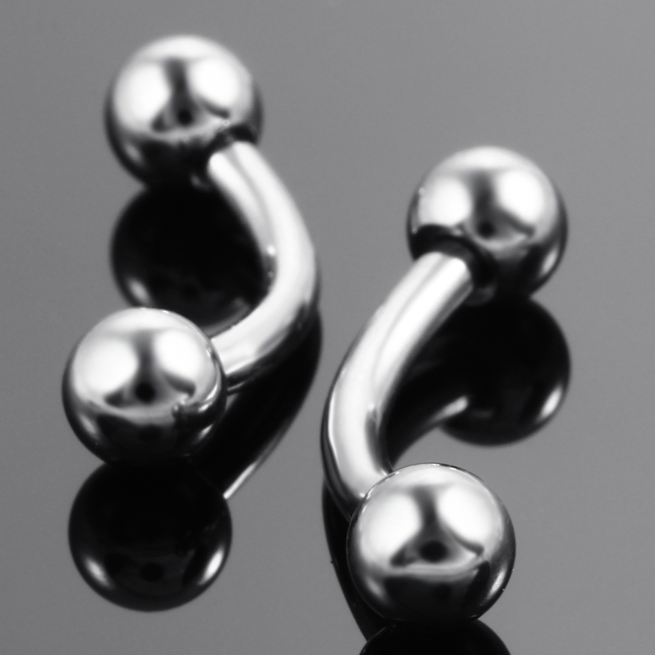 10 sztuk/partia stalowy brwi b – Eyebrow Curved Barbell recenzja i cena