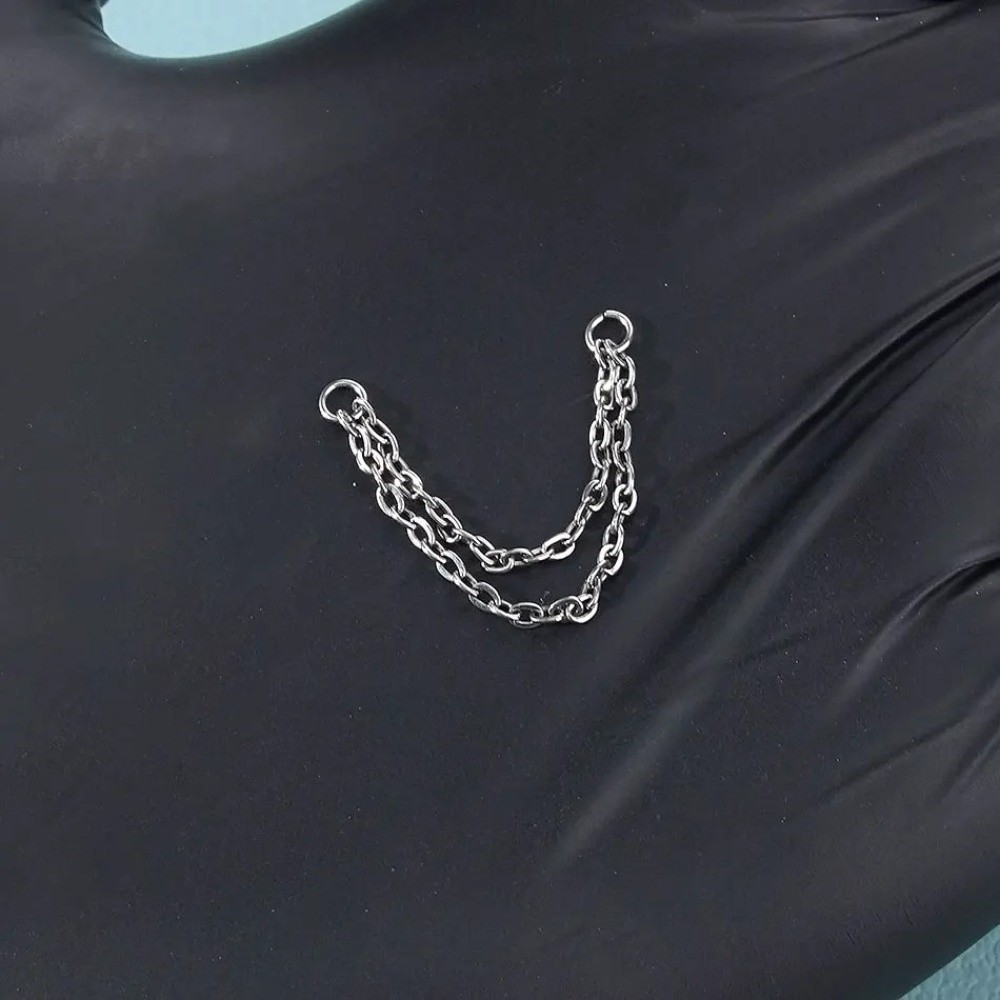 Tytanowy łańcuszek do nosa, tr – Body Jewelry And Piercing recenzja i cena