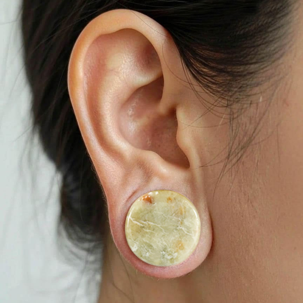 1-2 SZT. Naturalny Jadeitowy K – Yellow Body Jewelry recenzja i cena