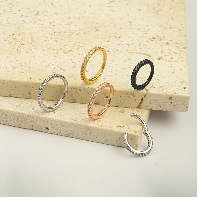 Kolczyk do nosa 16G z przezroc – Body Jewelry Surgical Steel recenzja i cena