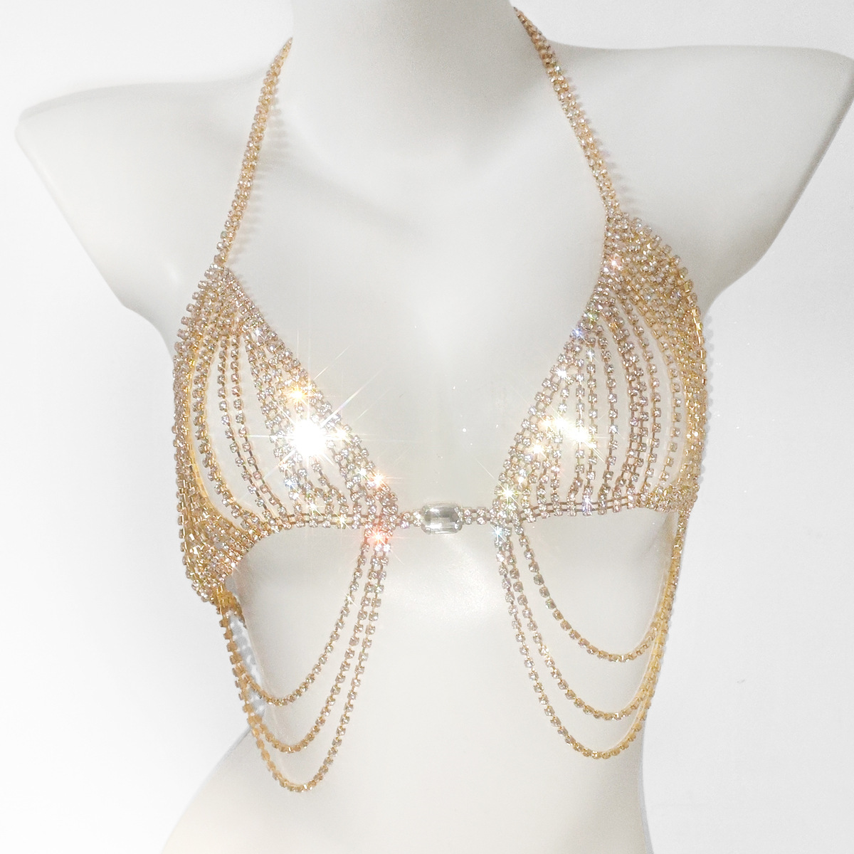 Modne frędzle seksowne biuston – Body Jewelry Retainers recenzja i cena