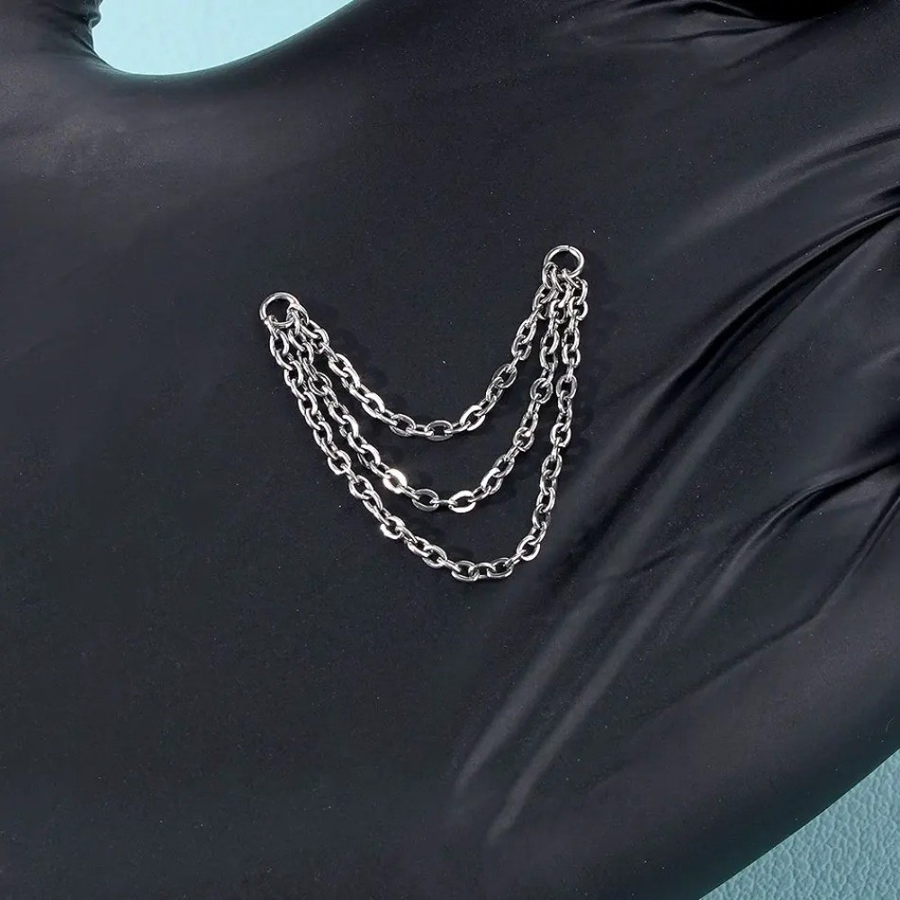 Modny tytanowy łańcuszek do no – Body Jewelry Labret recenzja i cena