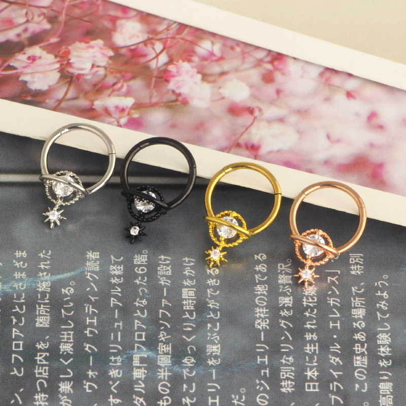 Kolczyki do przegrody nosowej, – Body Jewelry Surgical Steel recenzja i cena