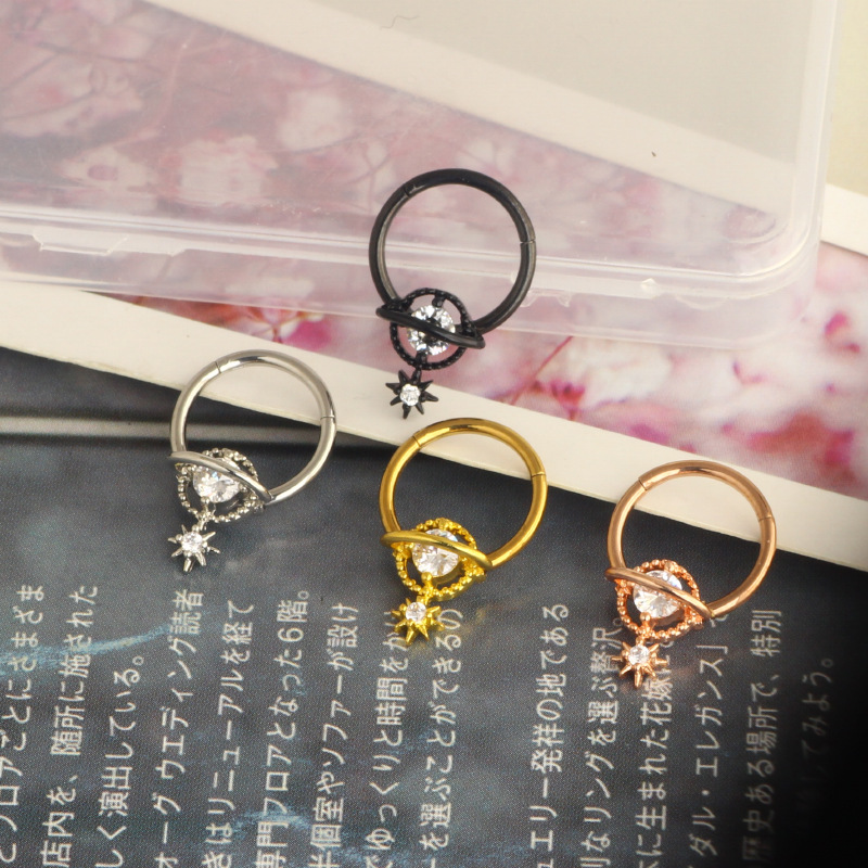 Kolczyki do przegrody nosowej, – Body Jewelry Surgical Steel recenzja i cena