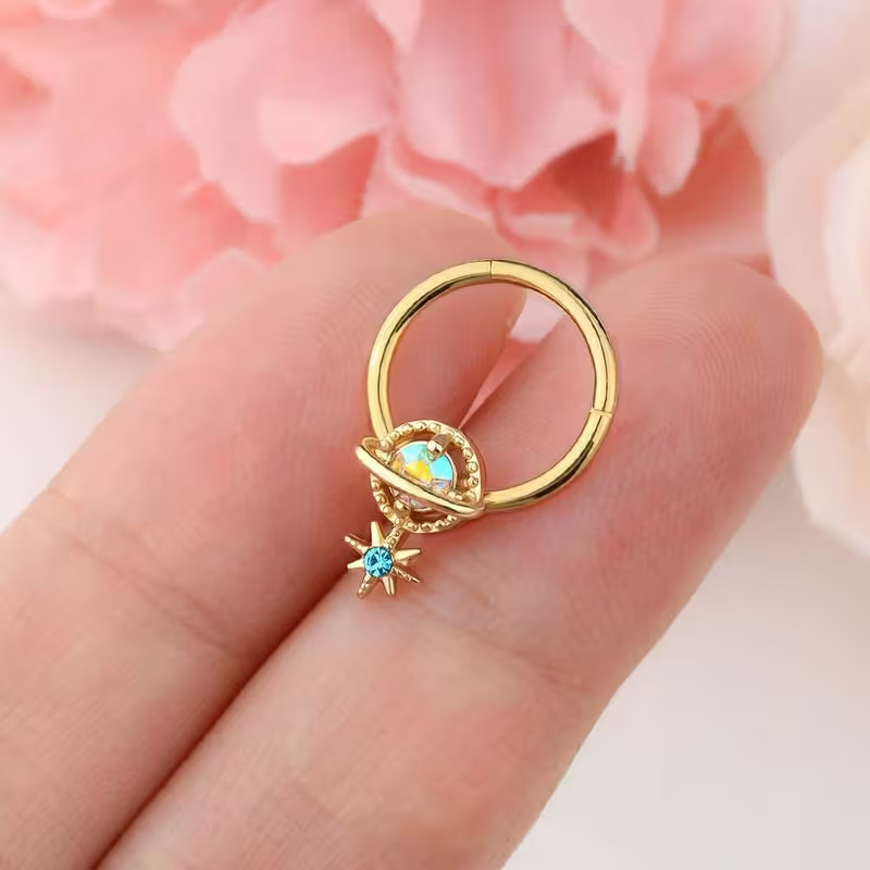 Kolczyki do przegrody nosowej, – Body Jewelry Surgical Steel recenzja i cena