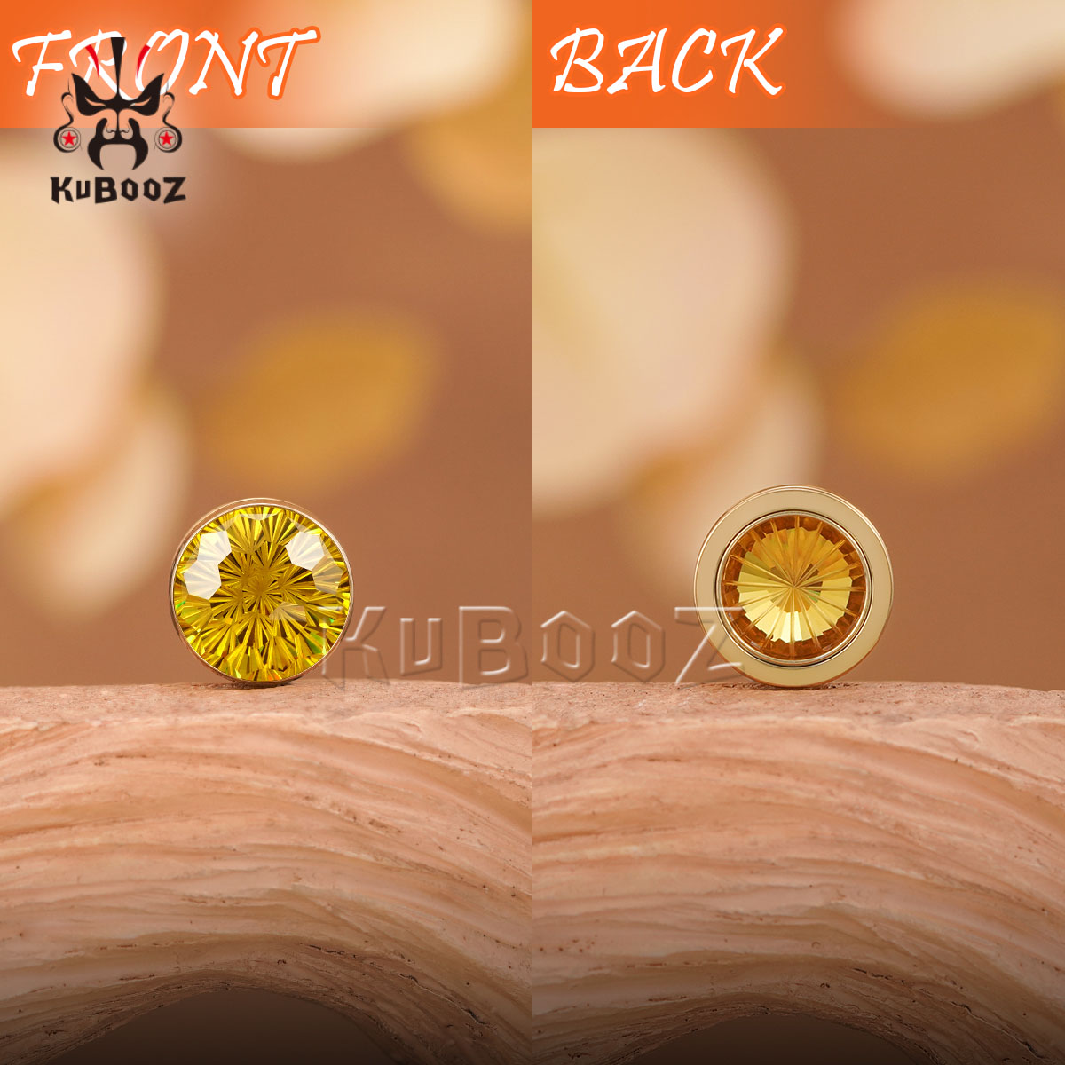 2 SZT. Błyszczące Żółte Kryszt – Yellow Body Jewelry recenzja i cena