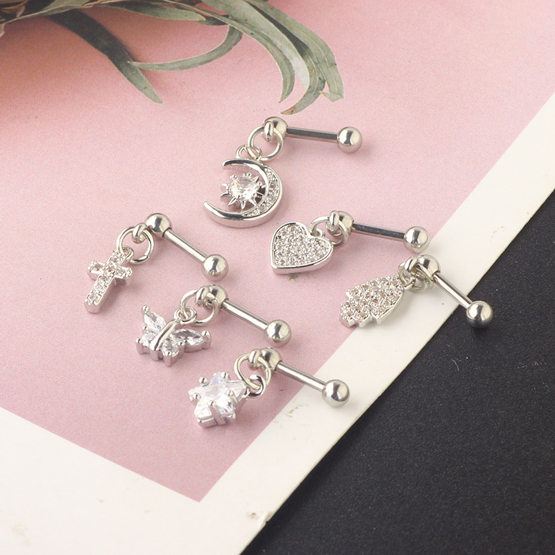 1 sztuk księżyc chrząstka ucha – Body Jewelry Surgical Steel recenzja i cena