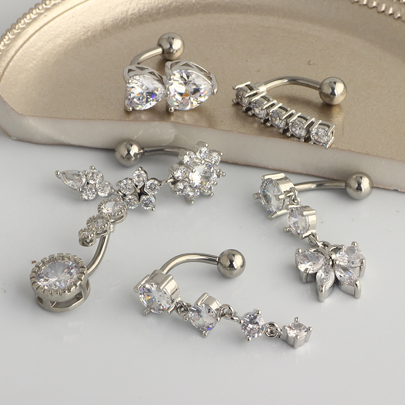 Kolczyk do pępka z zawieszką,  – Body Jewelry Belly Button Rings recenzja i cena