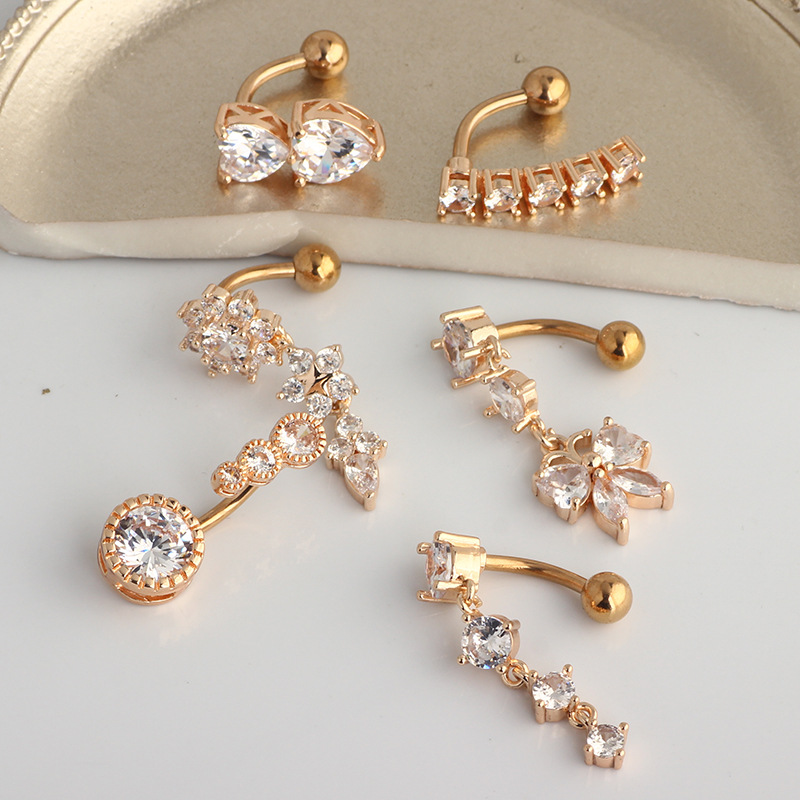Kolczyk do pępka z zawieszką,  – Body Jewelry Belly Button Rings recenzja i cena