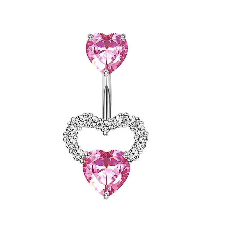 1 SZT. Różowy Pierścień do Pęp – Body Jewelry Belly Button Rings recenzja i cena