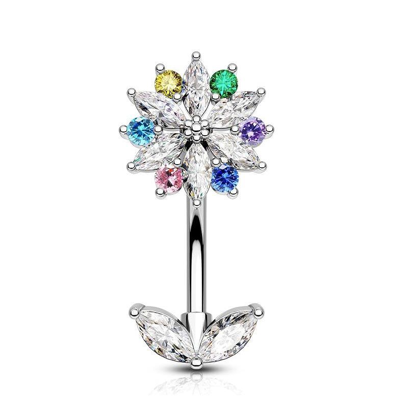 Kolorowe kolczyki do pępka Y2K – Body Jewelry Belly Button Rings recenzja i cena