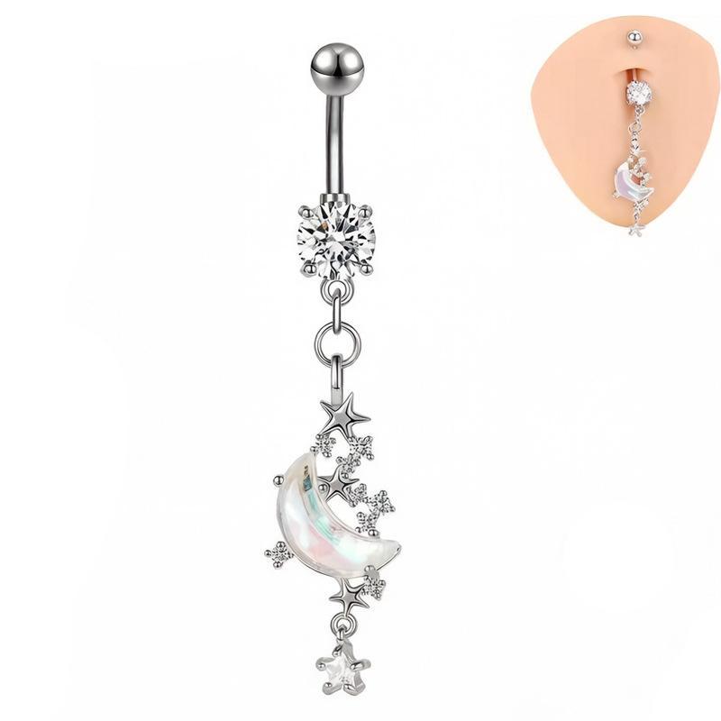 Kolorowe kolczyki do pępka Y2K – Body Jewelry Belly Button Rings recenzja i cena