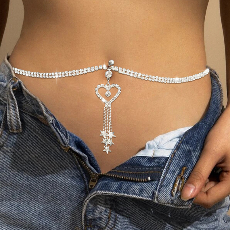 GLAMing Boho Heart Dangle Rhin – Body Jewelry Belly Button Rings recenzja i cena