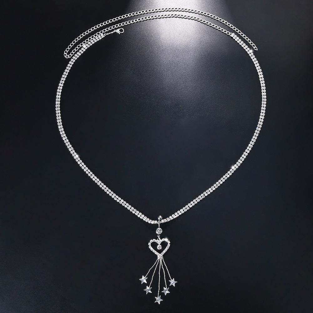 GLAMing Boho Heart Dangle Rhin – Body Jewelry Belly Button Rings recenzja i cena