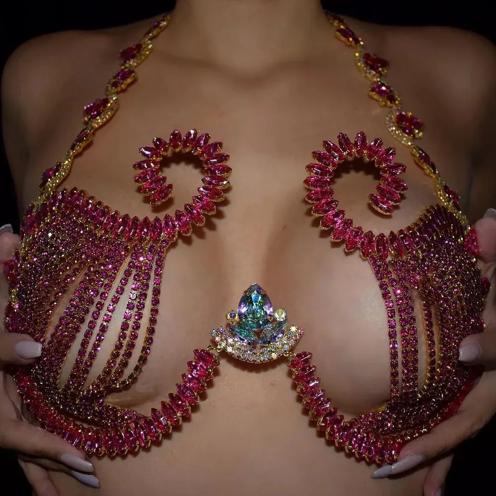 Rave różowy kryształowy wsporn – Body Jewelry Retainers recenzja i cena