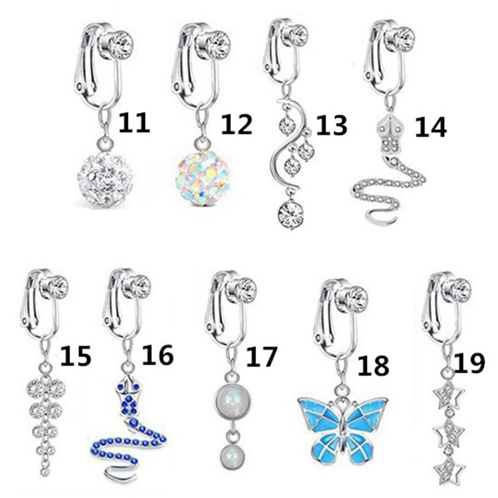 Akcesoria Damskie Klipsy do us – Body Jewelry Belly Button Rings recenzja i cena