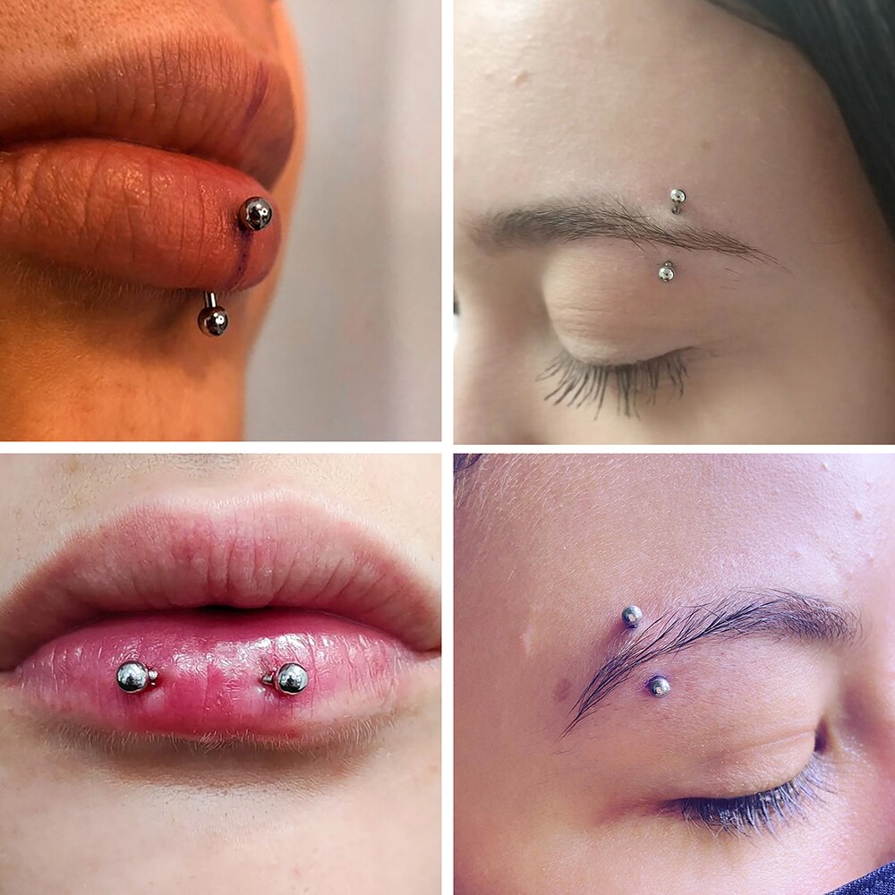 1Pc Titanium Piercing Curved B – Eyebrow Curved Barbell recenzja i cena