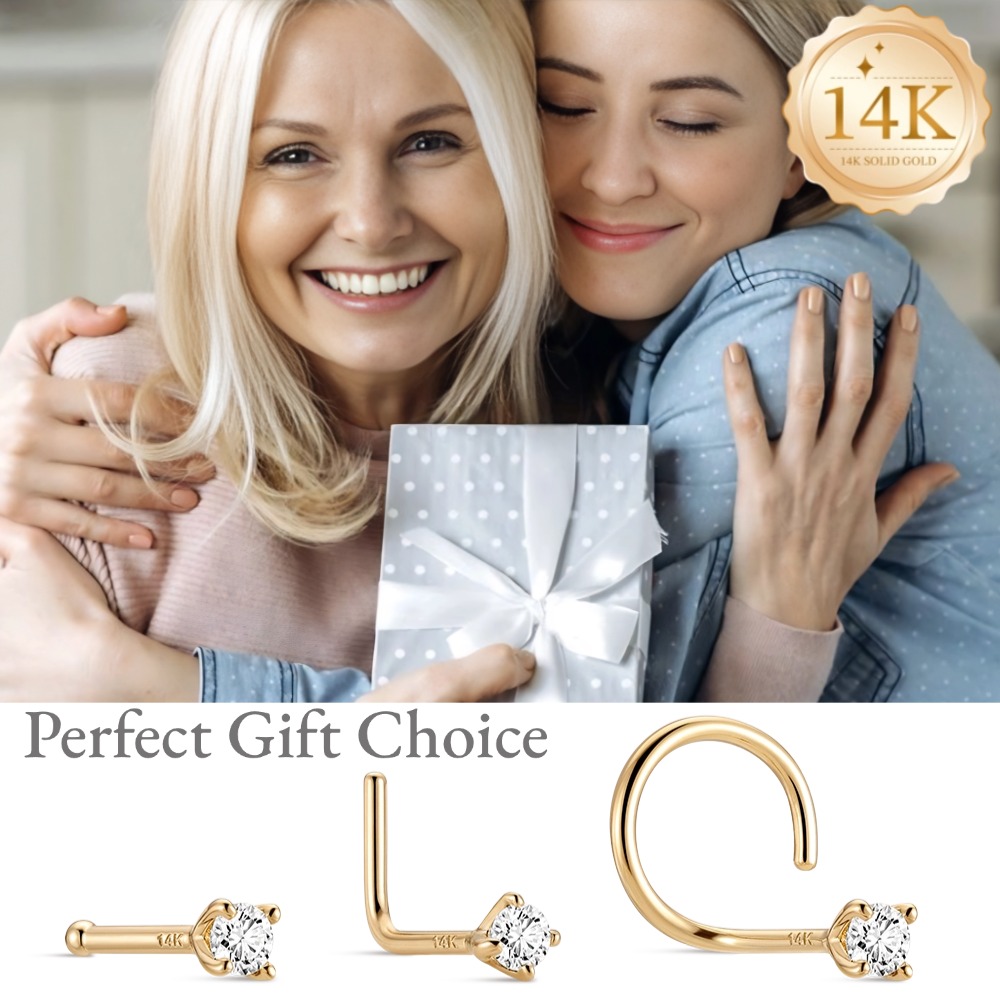 DIeSchein 14K Złoty Kolczyk do – Yellow Body Jewelry recenzja i cena