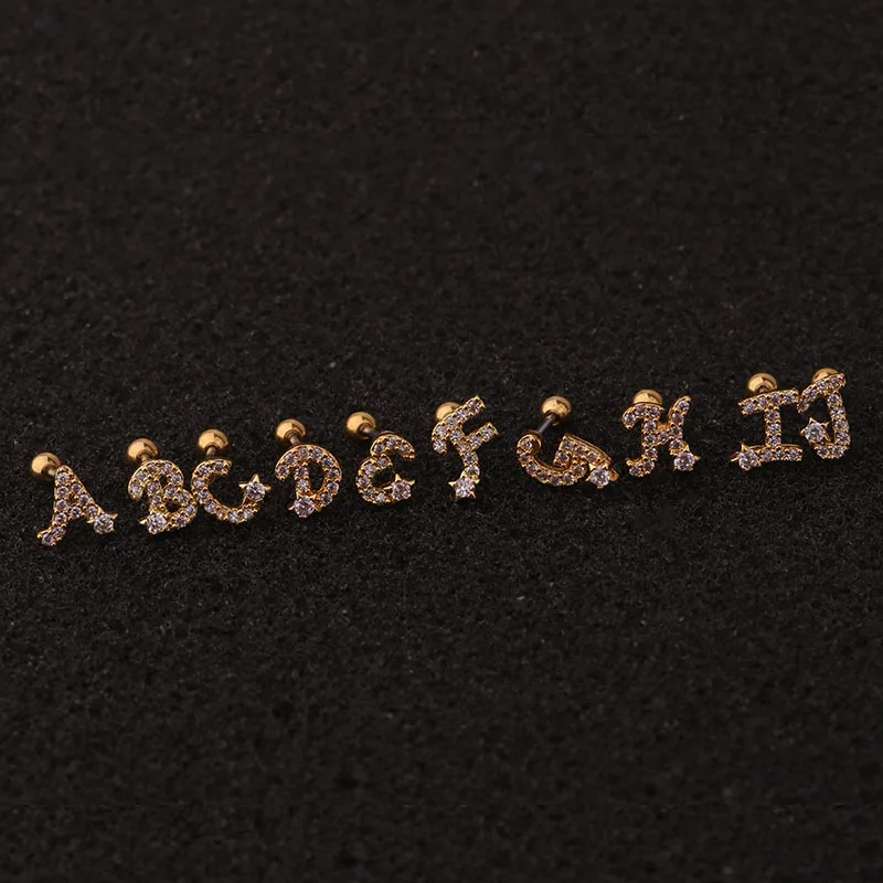Kolczyk do ucha z cyrkonią sze – Body Jewelry Surgical Steel recenzja i cena