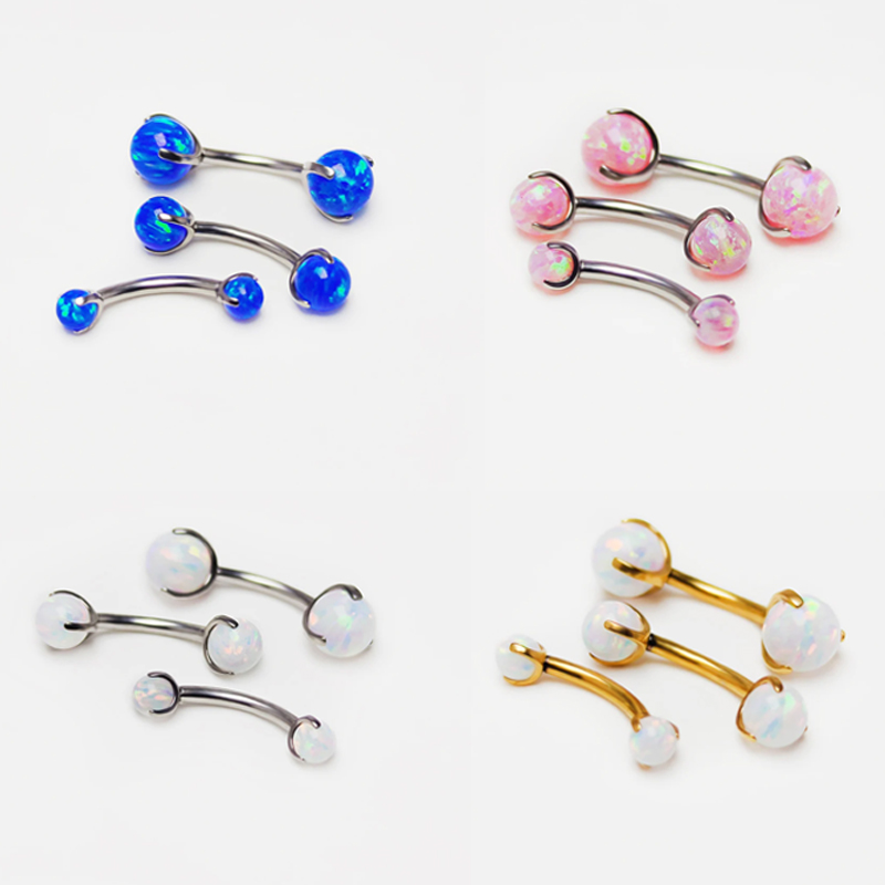 F136 Titanium Opal Eyebrow Pie – Eyebrow Curved Barbell recenzja i cena