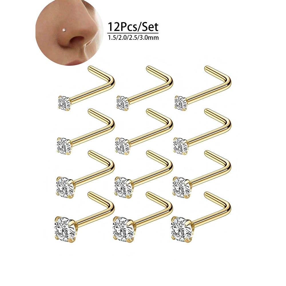 12-częściowy pełny zestaw hipo – Body Jewelry And Piercing recenzja i cena