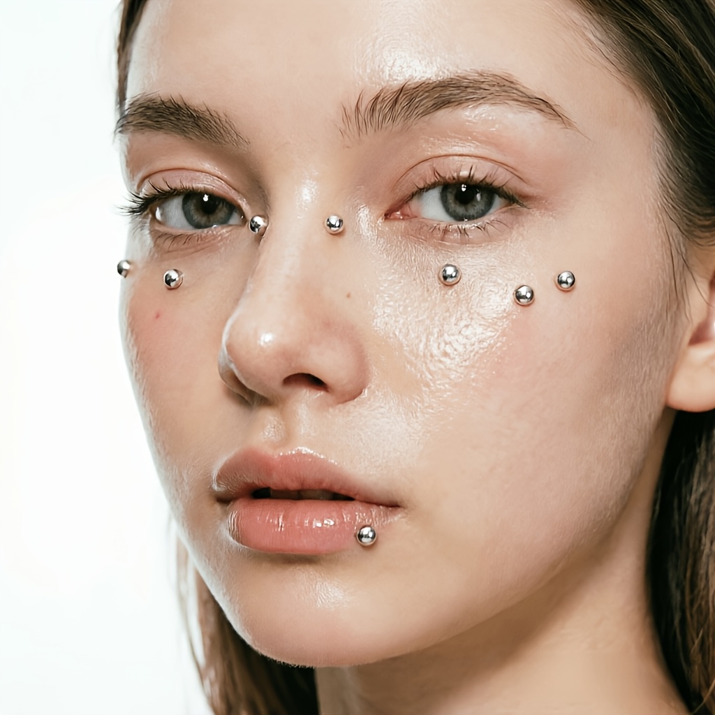 Zestaw 4 szt. samoprzylepnych  – Body Jewelry And Piercing recenzja i cena
