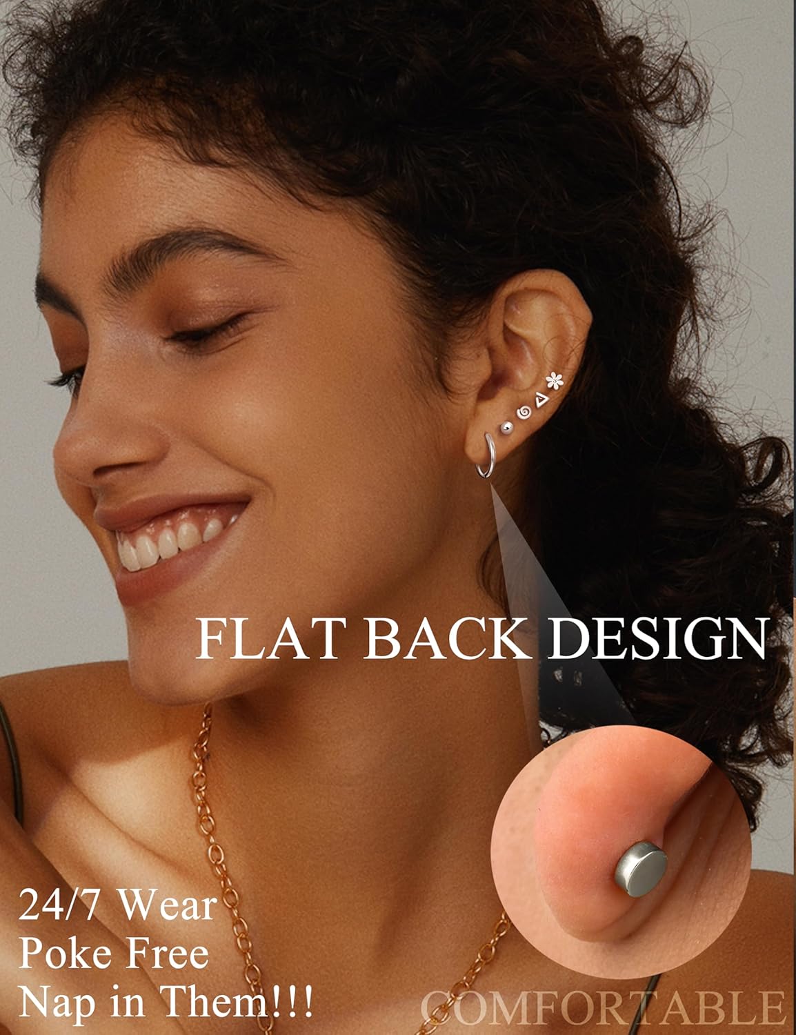 FASACCO 1 Para Kolczyków ze St – Body Jewelry Surgical Steel recenzja i cena